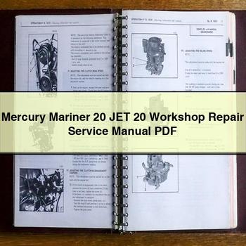 Mercury Mariner 20 JET 20 Workshop Repair Service Manual