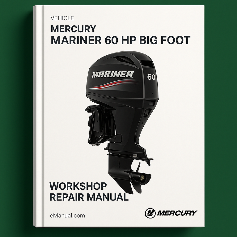 Mercury Mariner 60 HP Big Foot Workshop Repair Manual