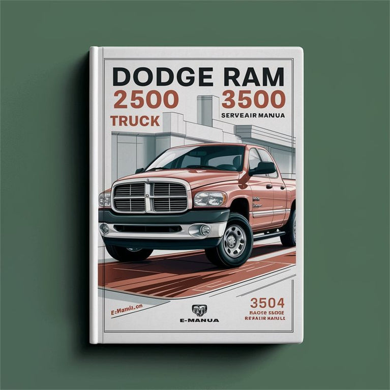 2004 Dodge D Series RAM 1500 2500 3500 Truck Service Repair Workshop Manual PDF