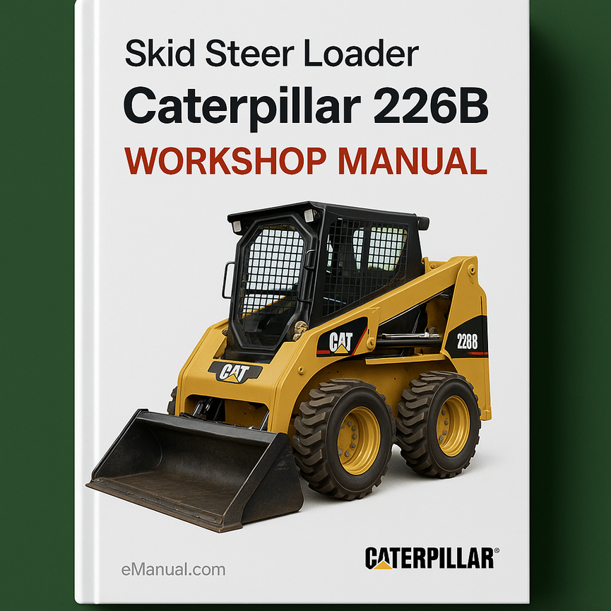 Caterpillar 226B Skid Steer Loader MJH Industrial Service Repair Workshop Manual
