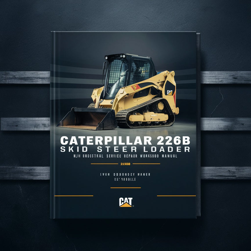 Manual de taller de reparación de servicio industrial Caterpillar 226B Minicargadora MJH