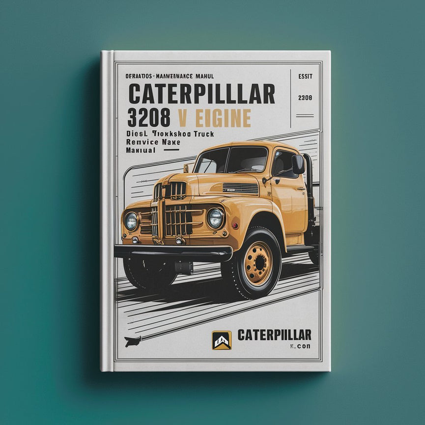 CATERPILLAR 3208 V8 Motor Diesel Truck Reparatur Werkstatt Servicehandbuch Betreiber Wartungshandbuch