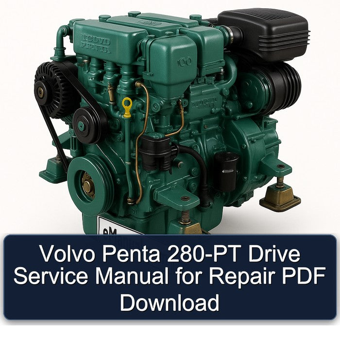 Volvo Penta 280-PT Drive Service Repair Workshop Manual PDF