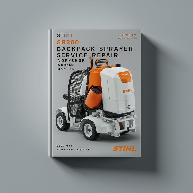 Stihl SR200 Backpack Sprayer Service Repair Workshop Manual Download Pdf