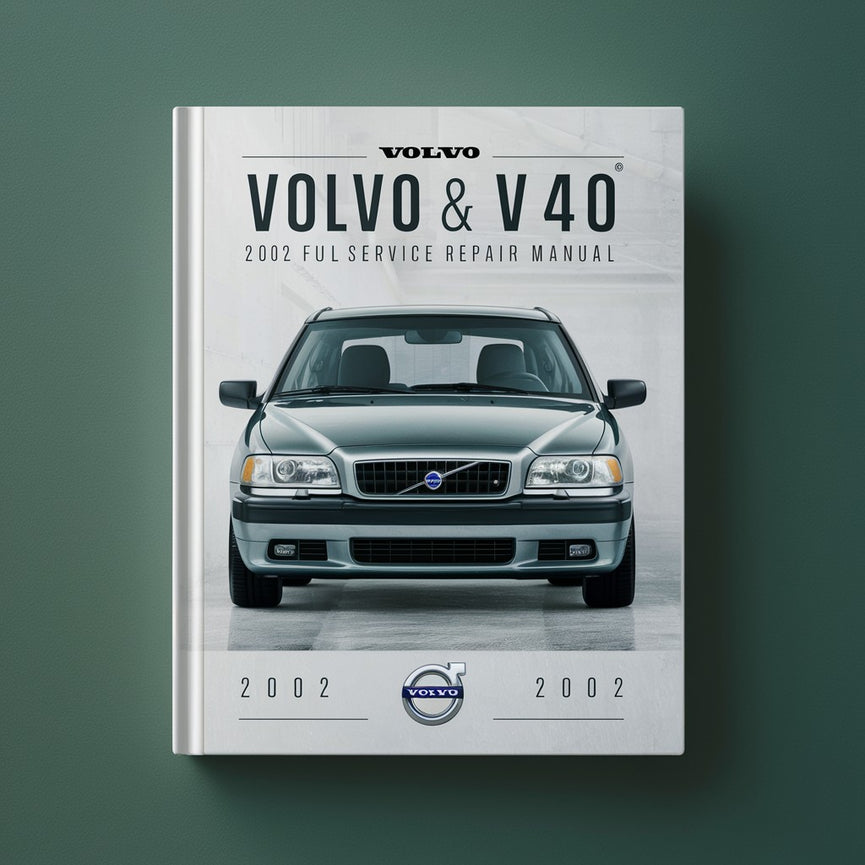 Manual de reparación de servicio completo Volvo S40 y V40 2002 Descargar PDF