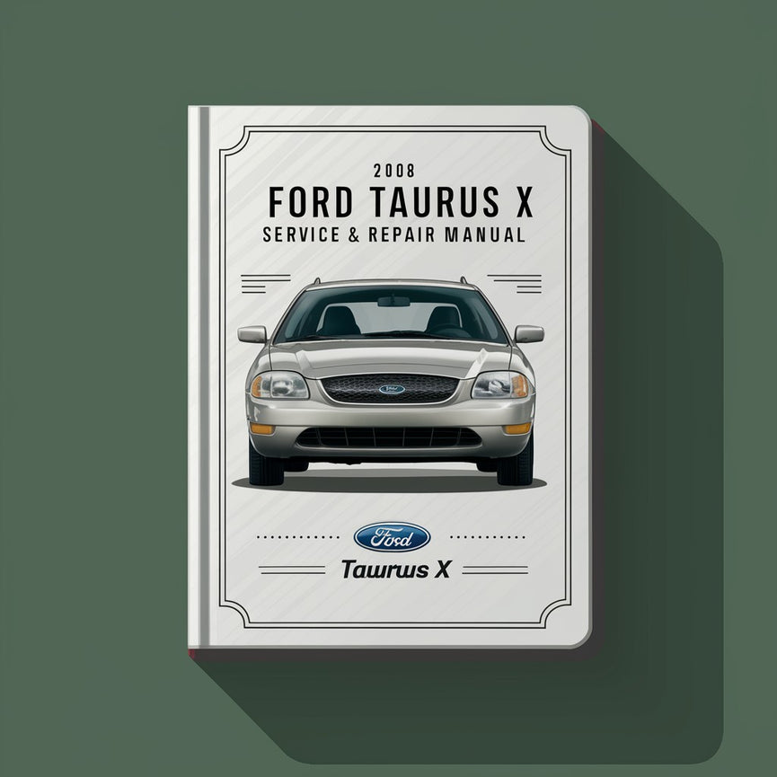 2008 Ford Taurus X Service And Repair Manual