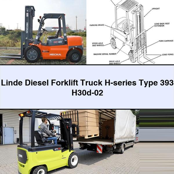 Linde Diesel Forklift H-series Type 393 H30d-02