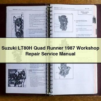 1987 Gilera Runner Suzuki LT80H Quad Service Repair Workshop Manual PDF