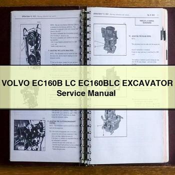VOLVO EC160B LC EC160BLC Excavator Service Manual