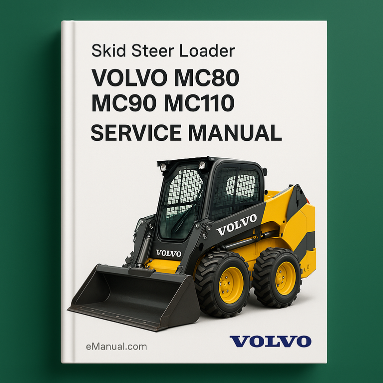 VOLVO MC80 MC90 MC110 SKID STEER Loader Service Manual
