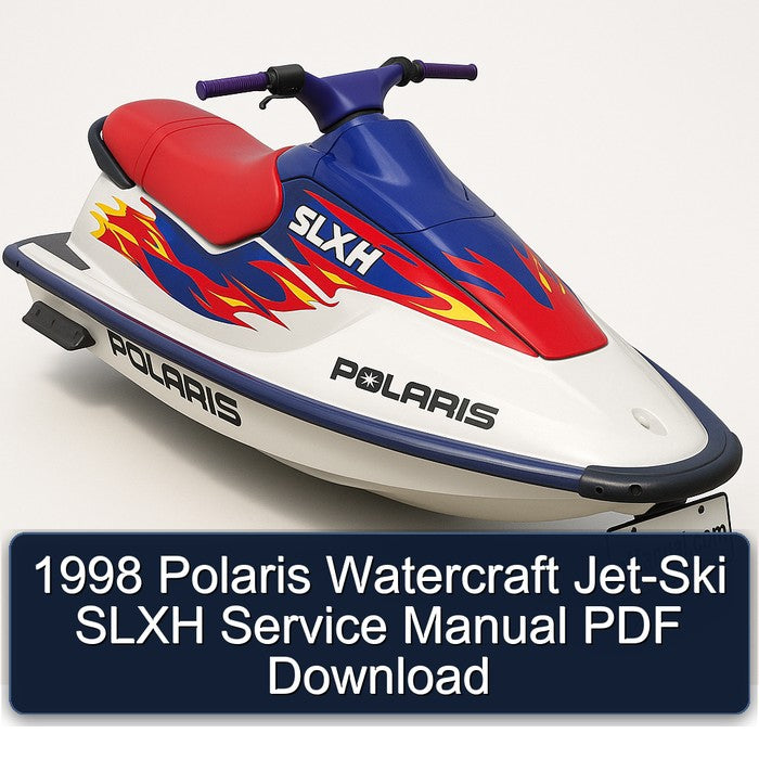 1998 Polaris Watercraft JET-SKI Slxh Service Repair Workshop Manual PDF