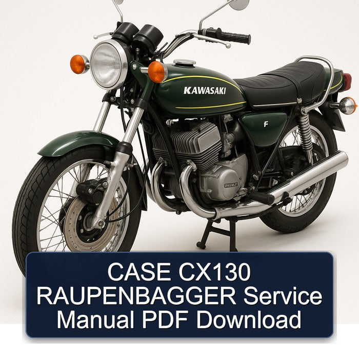 Case CX130 Raupenbagger Service Repair Workshop Manual PDF
