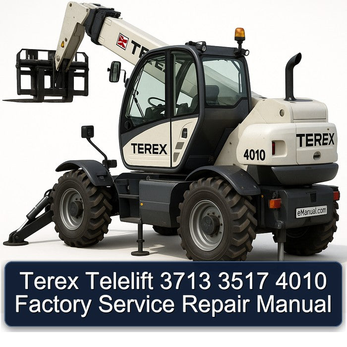 Terex Telelift 3713 3517 4010 Service Repair Workshop Manual PDF
