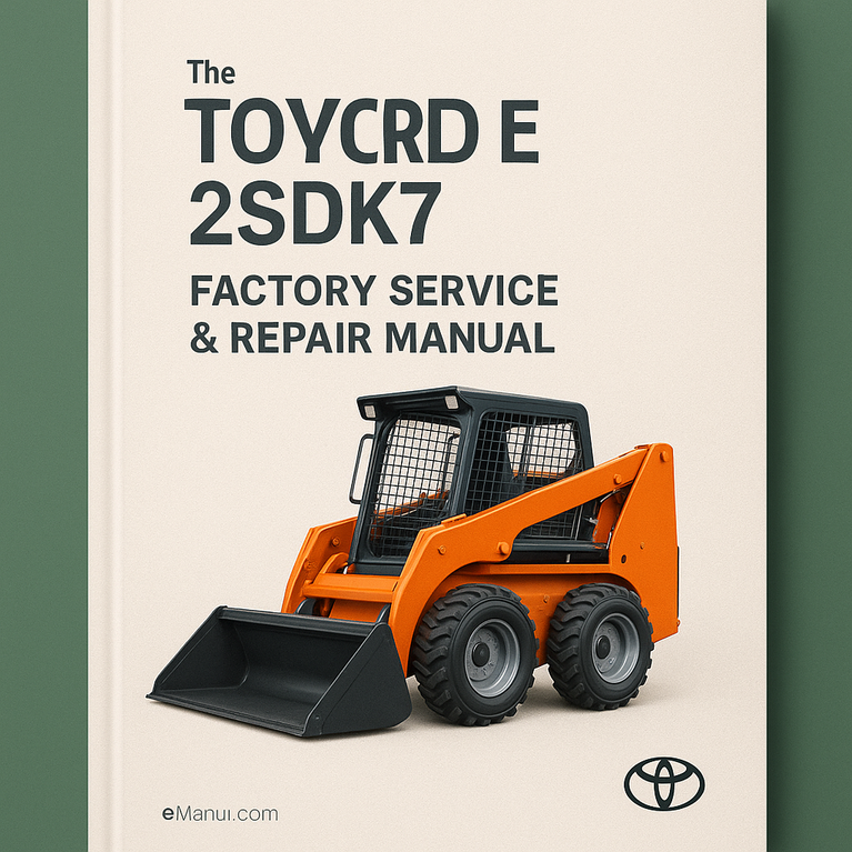 Toyota 2SDK7 Factory Service Repair Manual