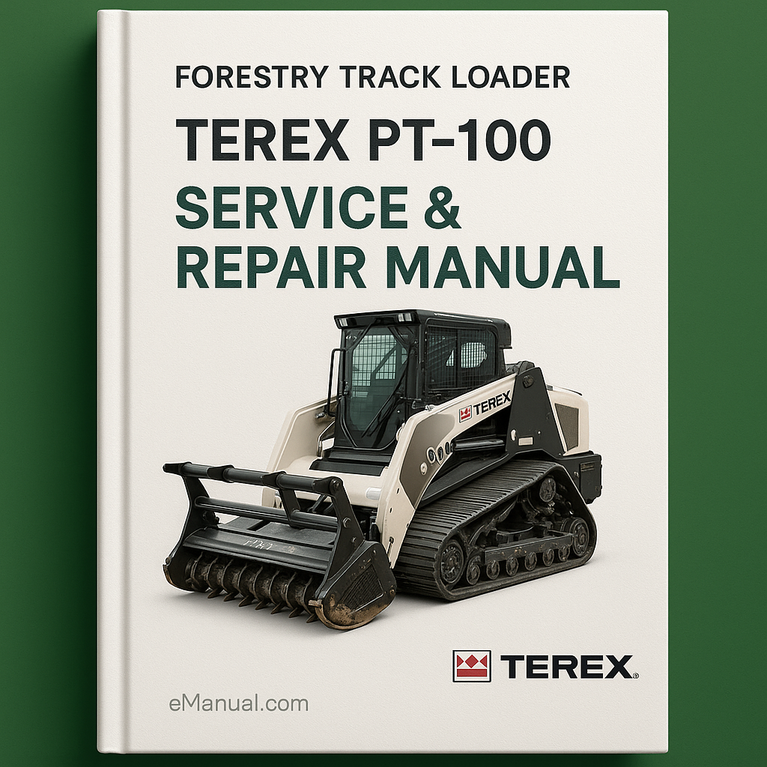 Terex PT-100 Forestry Track Loader Service Repair Manual