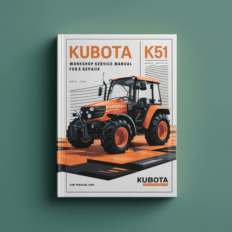 Kubota KH 51 Workshop Service Manual for Repair