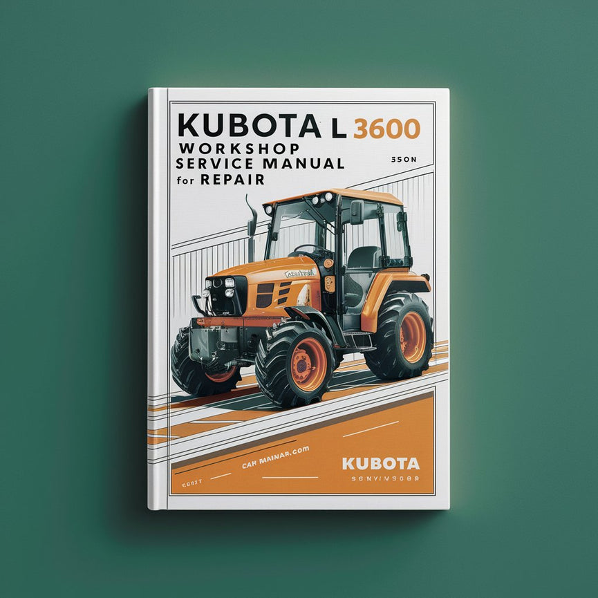 Manual de servicio de taller Kubota L 3600 para reparación Descargar PDF