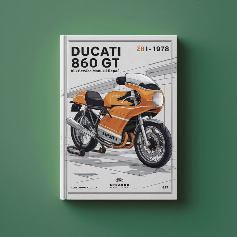 Ducati 860 Gt 1974-1978 All Service Manual Repair