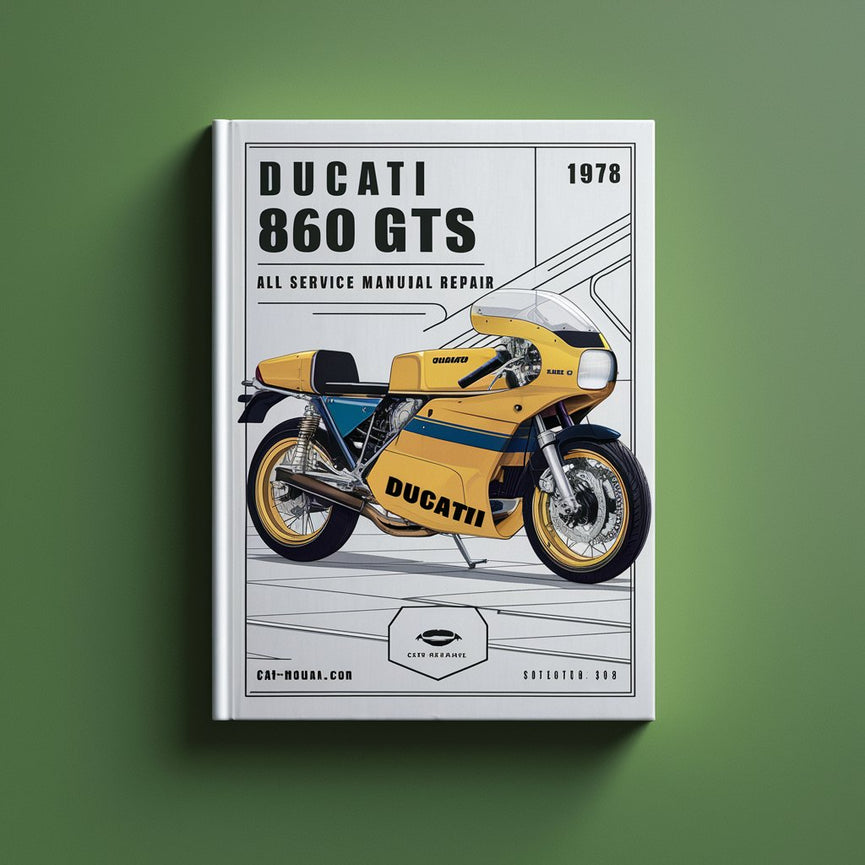 Ducati 860 Gts 1974-1978 All Service Manual Repair