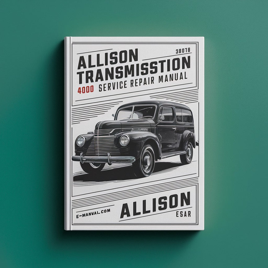 Allison Transmission 4000 SP Service Repair Manual