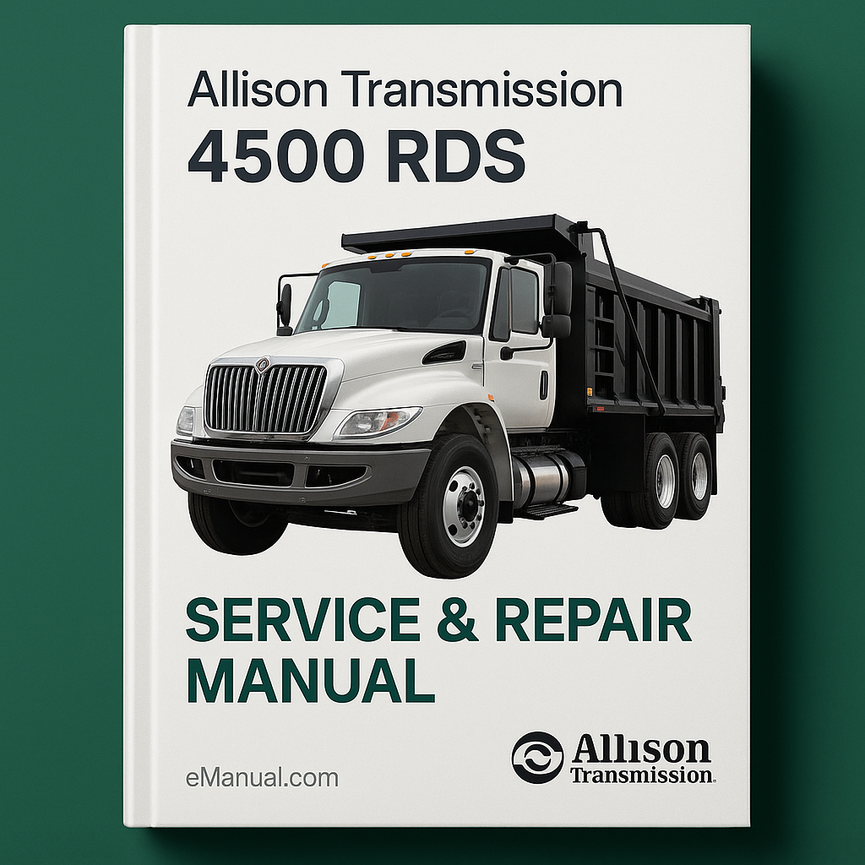 Allison Transmission 4500 RDS Service Repair Manual