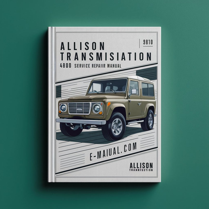 Allison Transmission 4800 EVS Service Repair Manual