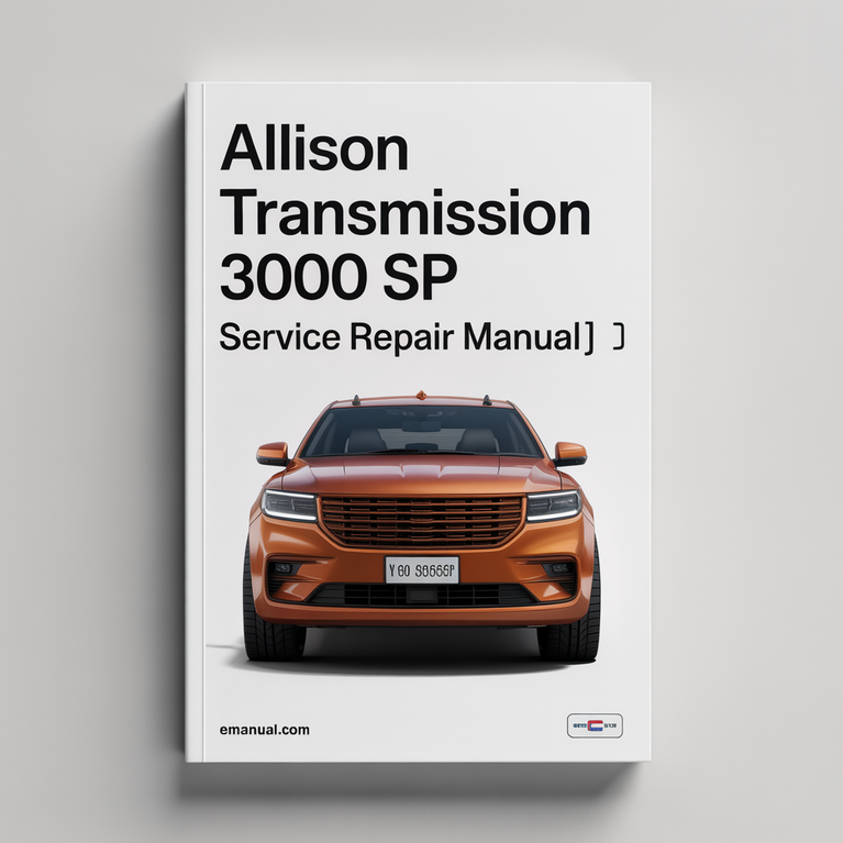 Allison Transmission 3000 SP Service Repair Manual