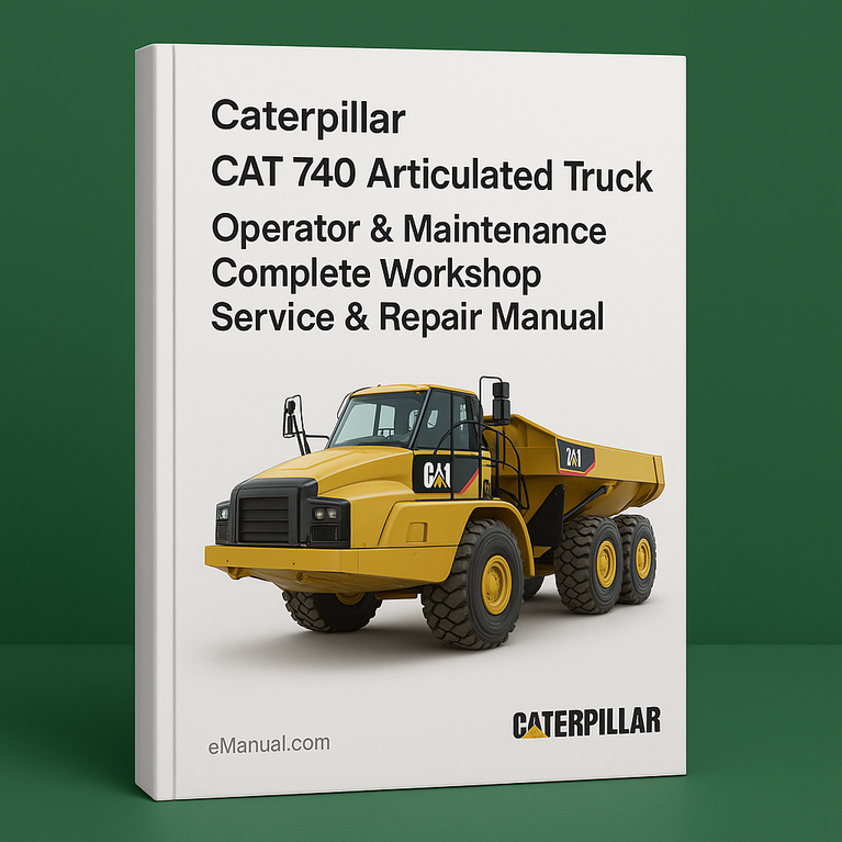Caterpillar CAT 740 Articulated Truck Operator & Maintenance Complete Workshop Service Repair Manual