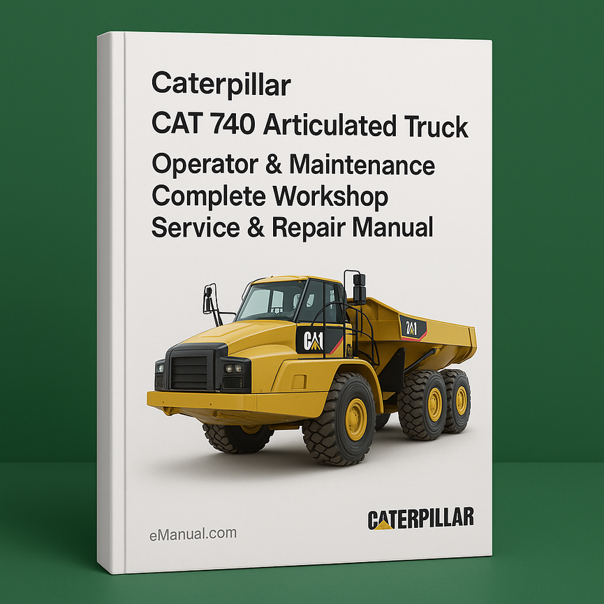 Caterpillar CAT 740 Articulated Truck Operator & Maintenance Complete Workshop Service Repair Manual