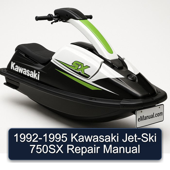 1992-1995 Kawasaki JET-SKI 750SX Service Repair Workshop Manual PDF