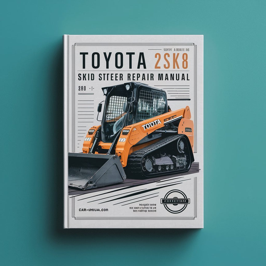 Manual de servicio de reparación del minicargador Toyota 2SDK8 Descargar PDF