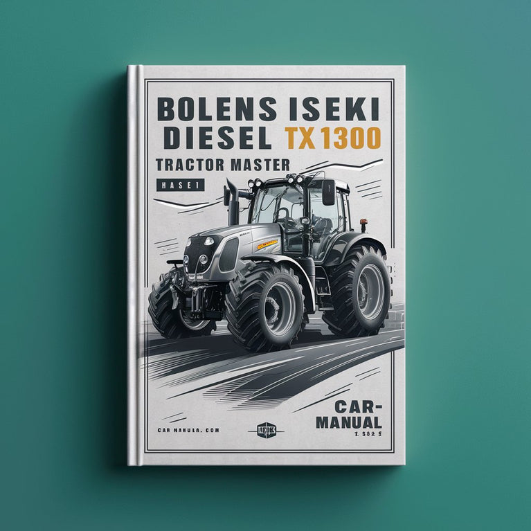 Bolens Iseki Diesel TX1300 1500 g152 tractor Master Manual