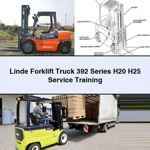 Linde Forklift 392 Series H20 H25 Service Training
