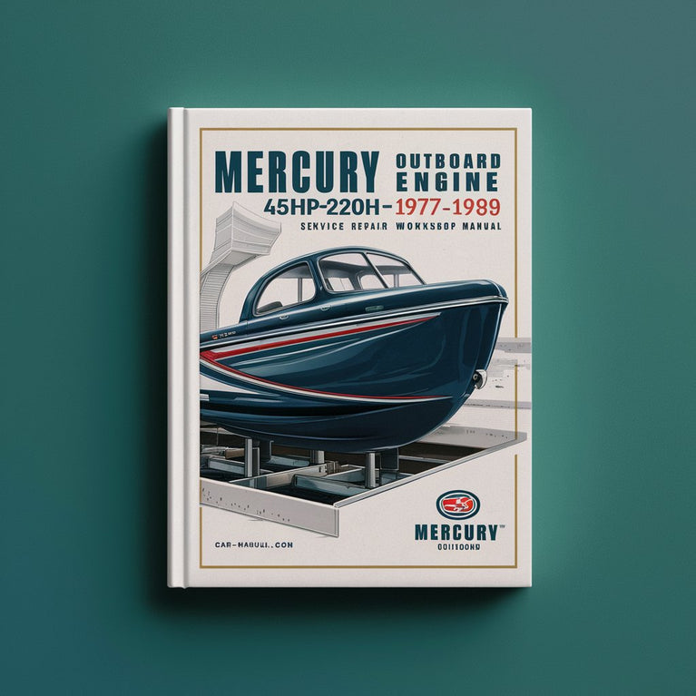 Mercury Outboard Engine 45HP-220HP 1977-1989 Service Repair Workshop Manual 1978 1979 1980 1981 1982 1983 1984 1985 1985 1986 1987 1988