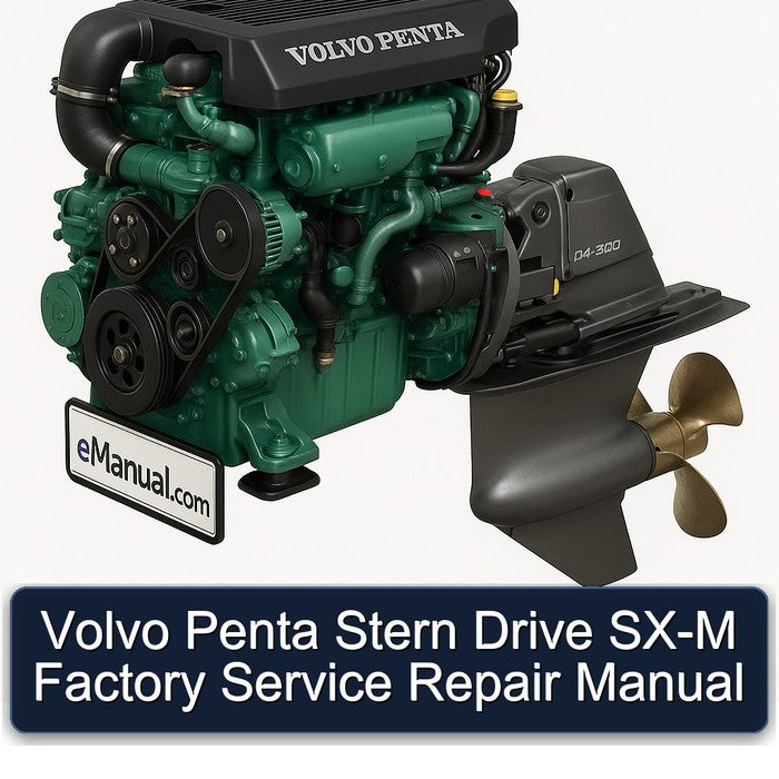 Volvo Penta Stern Drive SX-M Service Repair Workshop Manual PDF
