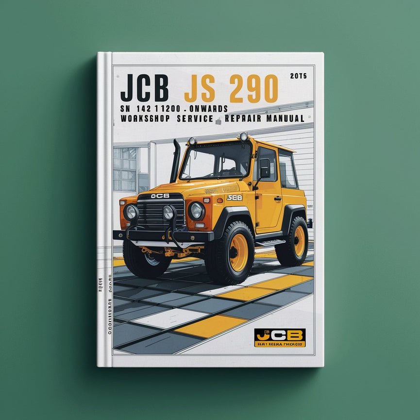 JCB JS 290 SN 1421200 Onwards Workshop Service Repair Manual