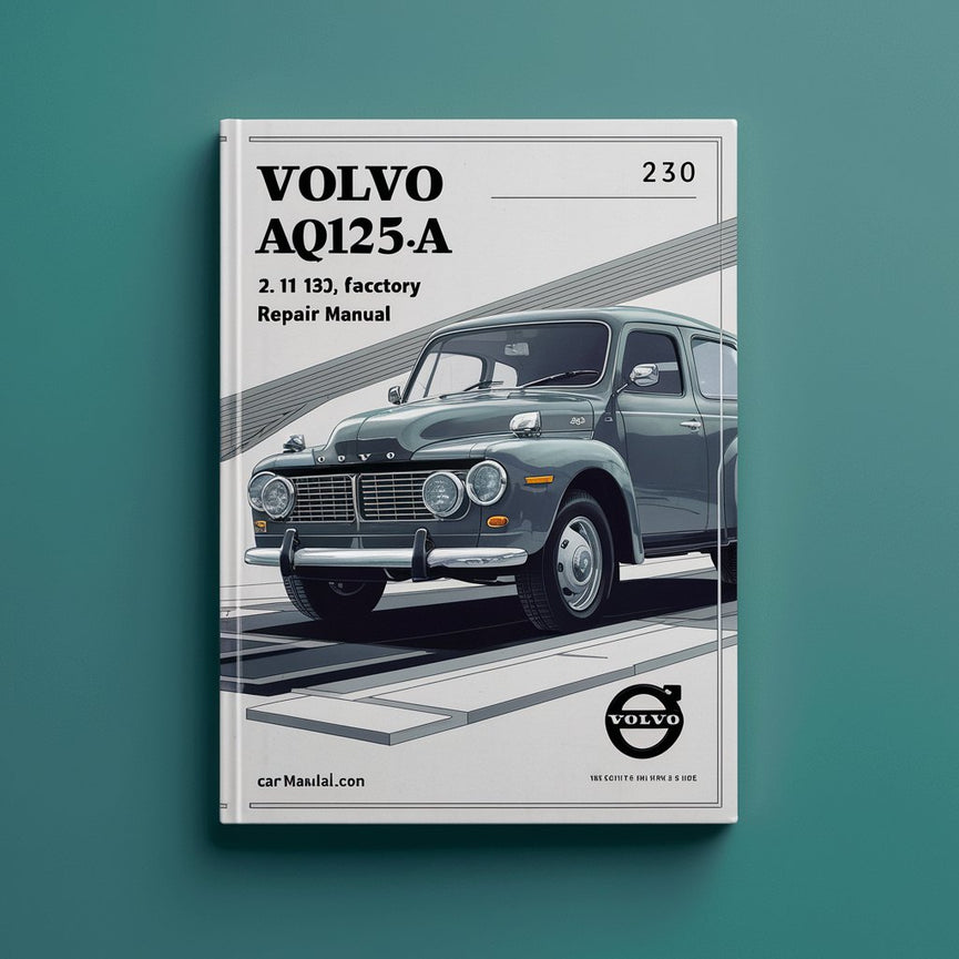 Volvo AQ125A 2.1 L (130) 4 cyl Factory Service Repair Manual PDF Download
