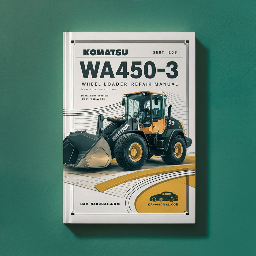 Manual de reparación del servicio del cargador de ruedas Komatsu WA450-3 Descargar PDF