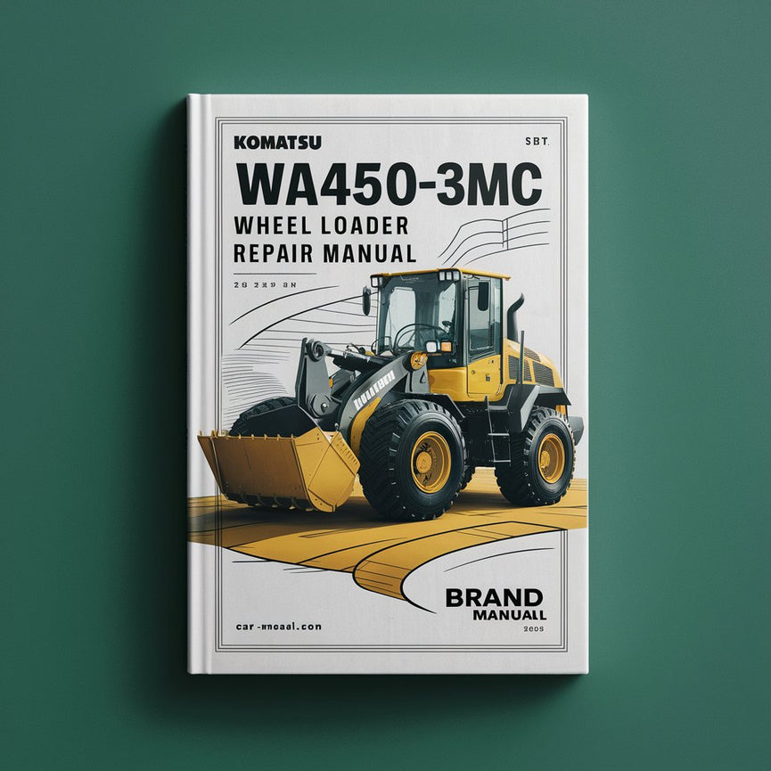 Manual de reparación del servicio del cargador de ruedas Komatsu WA450-3MC Descargar PDF