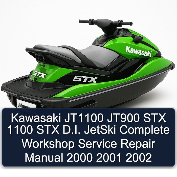 2000-2002 Kawasaki JT1100 JT900 STX 1100 D.i. Jetski Service Repair Workshop Manual PDF