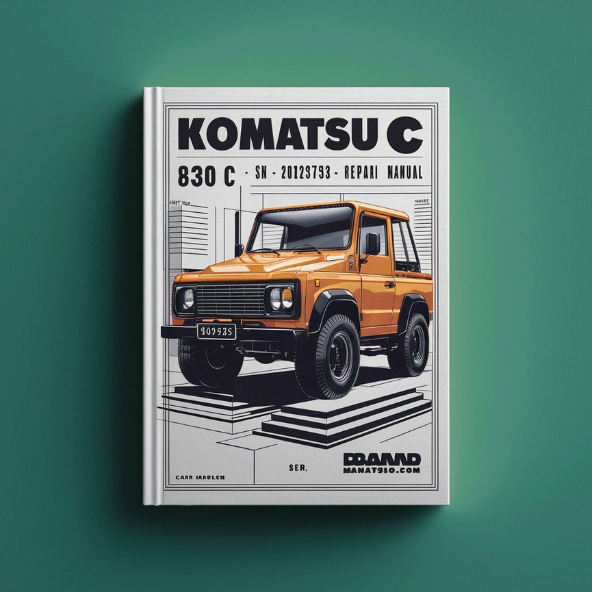 Komatsu 830 C SN 202753 and UP Workshop Service Repair Manual PDF Download