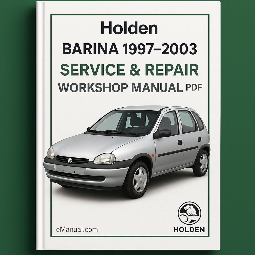 Holden Barina 1997-2003 Service Repair Workshop Manual Pdf