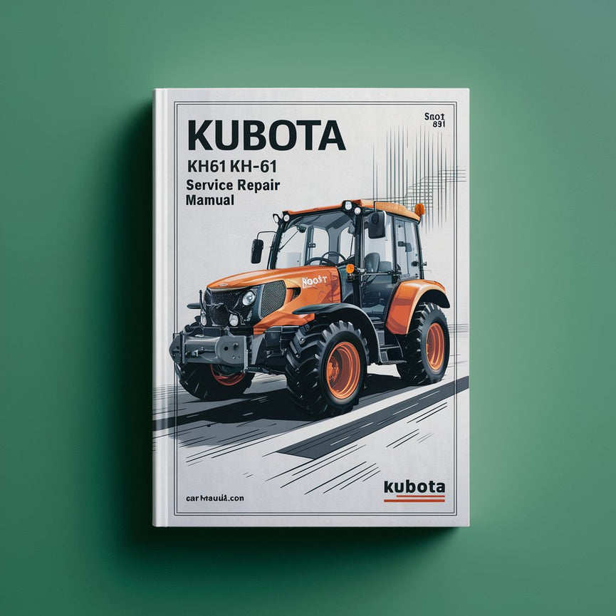 Kubota KH51 KH61 KH-51 KH-61 Service Repair Manual