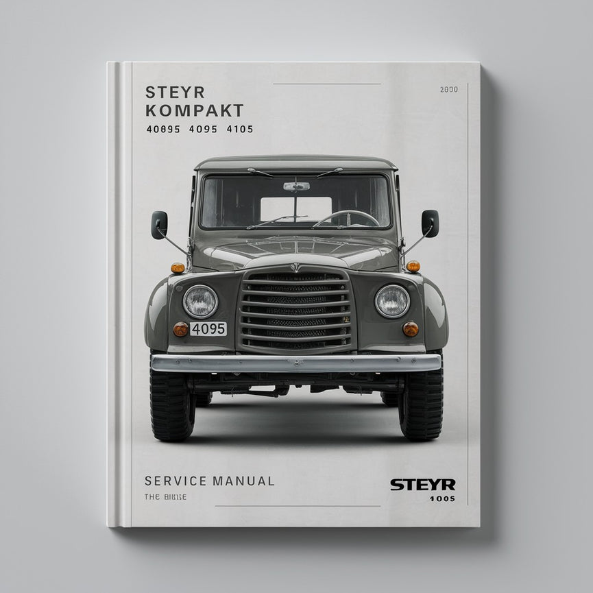 Steyr Kompakt 4085 4095 4105 Manual de servicio