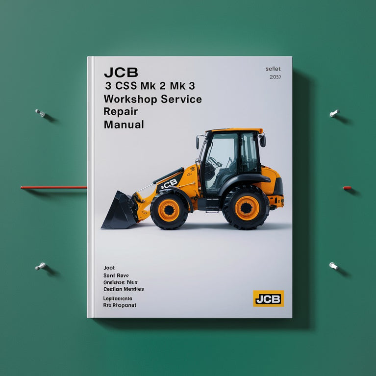 JCB 3 CS MK 2 MK 3 Workshop Service Repair Manual