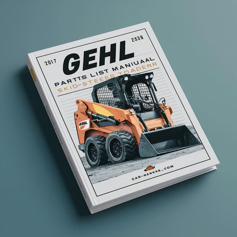 Gehl R165 Parts List Manual Skid-Steer Loader