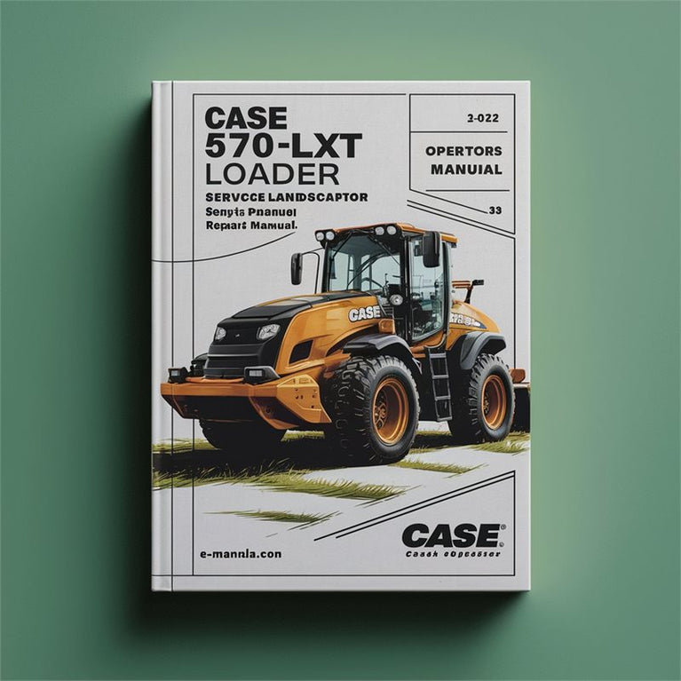 Collection 3 Files: Case 570LXT Loader Landscaper Operators Engine Operator's Manual PDF