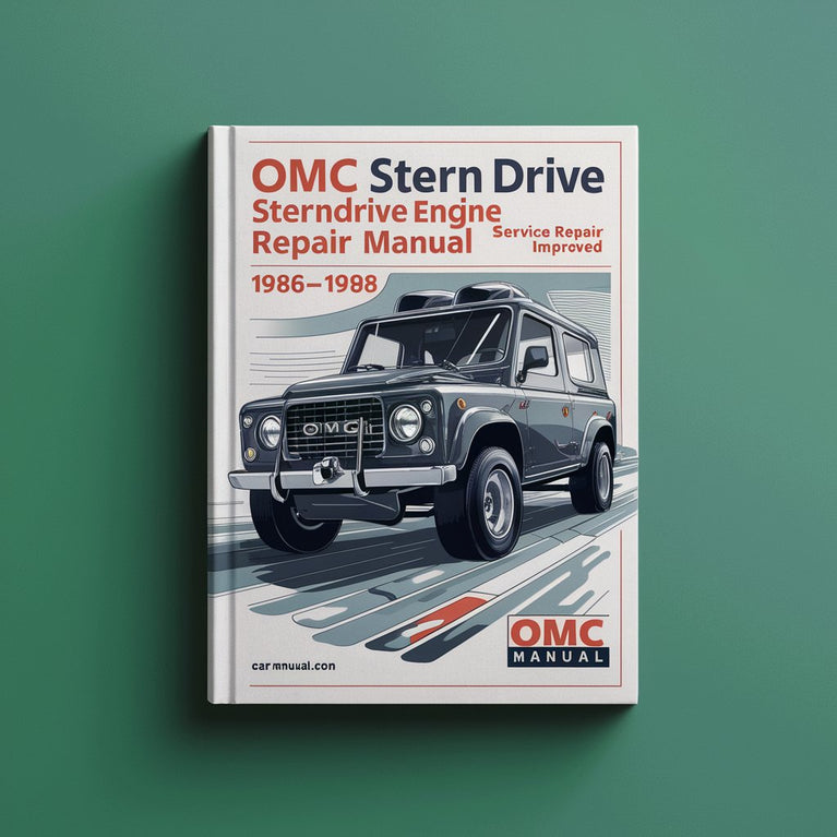 OMC Stern Drive Sterndrive Engine Service Repair Manual 1986-1998 Improved-PDF