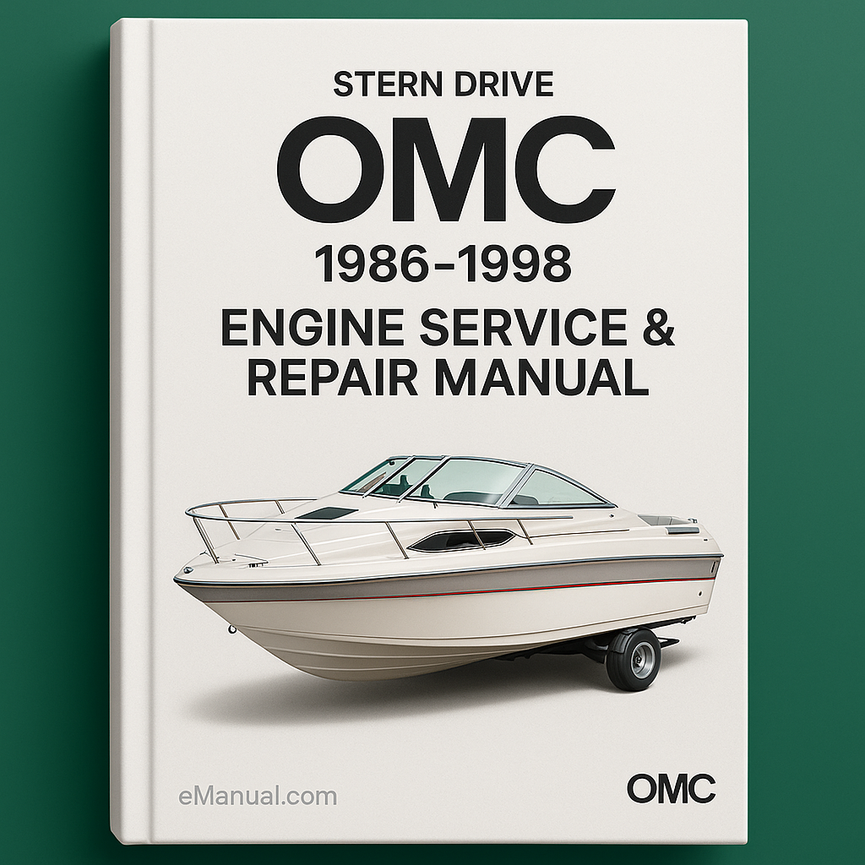 OMC Stern Drive Sterndrive Engine Service Repair Manual 1986-1998 Improved-PDF