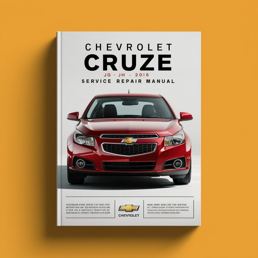 Chevrolet CRUZE JG JH 2010 - 2016 Manual de reparación de servicio